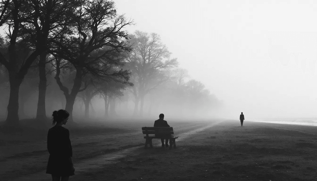 Verschiedene Menschen, die unterschiedliche Formen der Einsamkeit erleben.